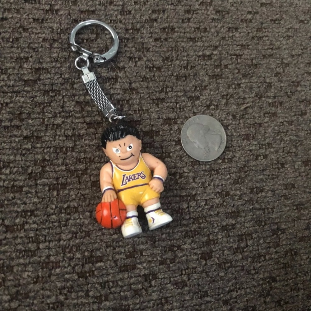 Vintage Los Angeles Lakers Keychain 1987 LA Lebron